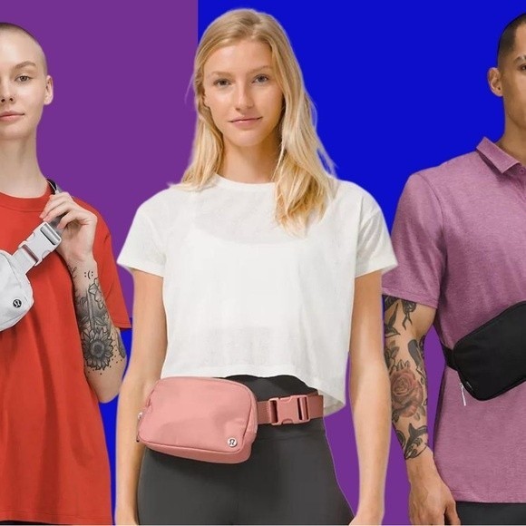 Lululemon Everywhere Belt Bag 1L Water Repellent NWT Fanny Pack Pink Pastel - Picture 12 of 16